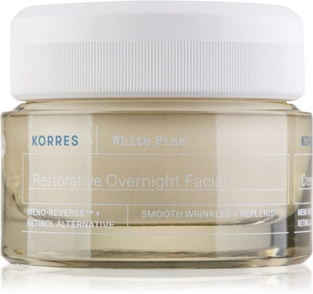 Korres White Pine Meno-Reverse - интенсивно омолаживающий ночной крем от глубоких морщин /   40  ml  / GTIN 5203069098925