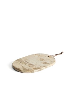 Сервировочная доска Orlina из бежевого мрамора 30 x 20 см