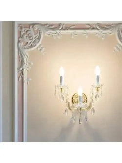 Угловой накладной объемный декор для декупажа мебели и интерьера. Заготовка для рукоделия и творчества