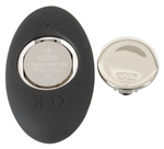 Черная анальная вибропробка RC Butt Plug - 9,6 см. (Цвет: черный)