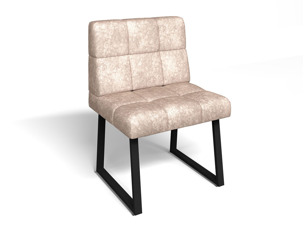 Кухонный диван Реал МД 660 Латте/Черный муар