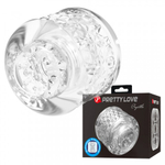 Мастурбатор с текстурированным каналом Crystle прозрачный