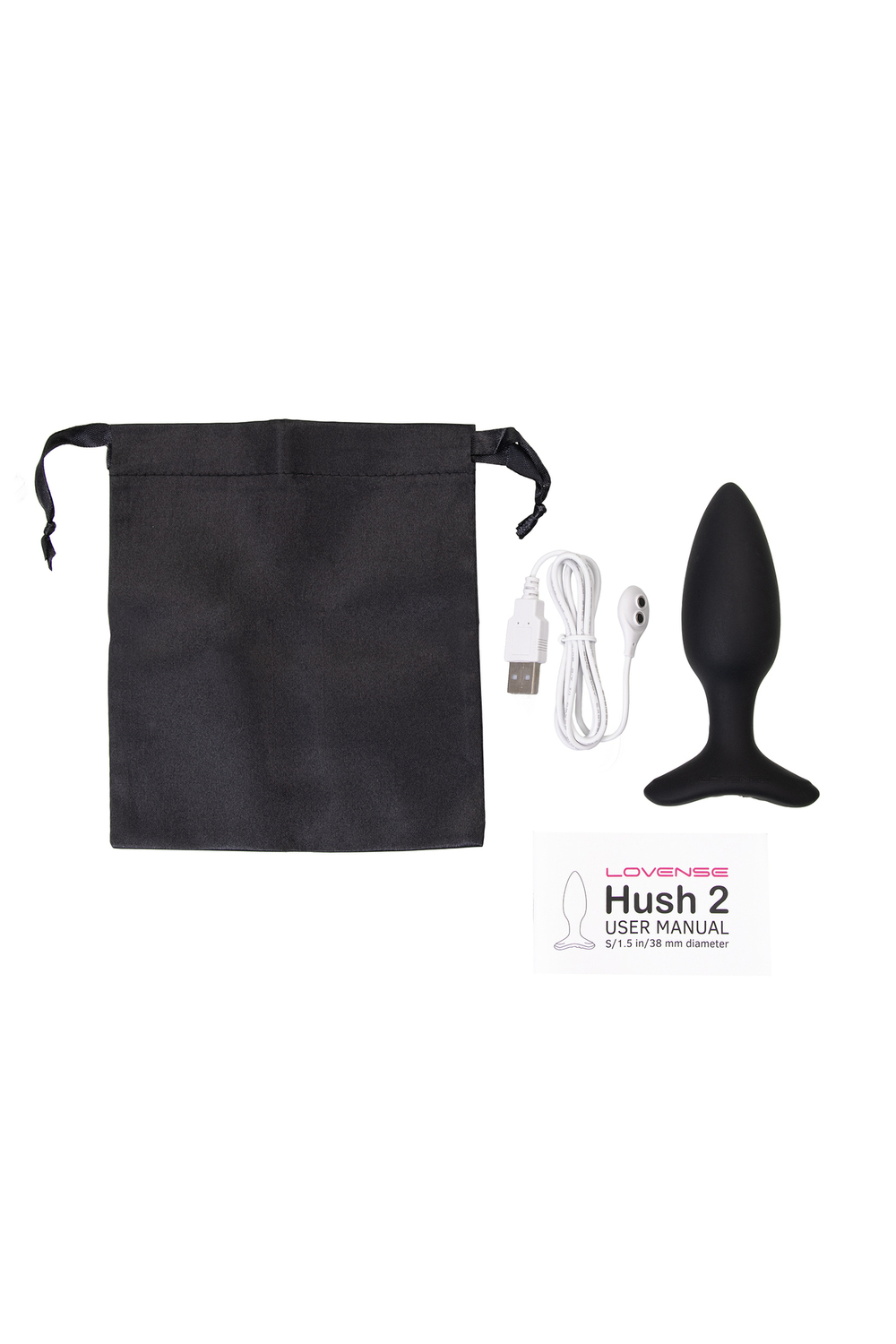 Анальная втулка LOVENSE Hush 2 (S)