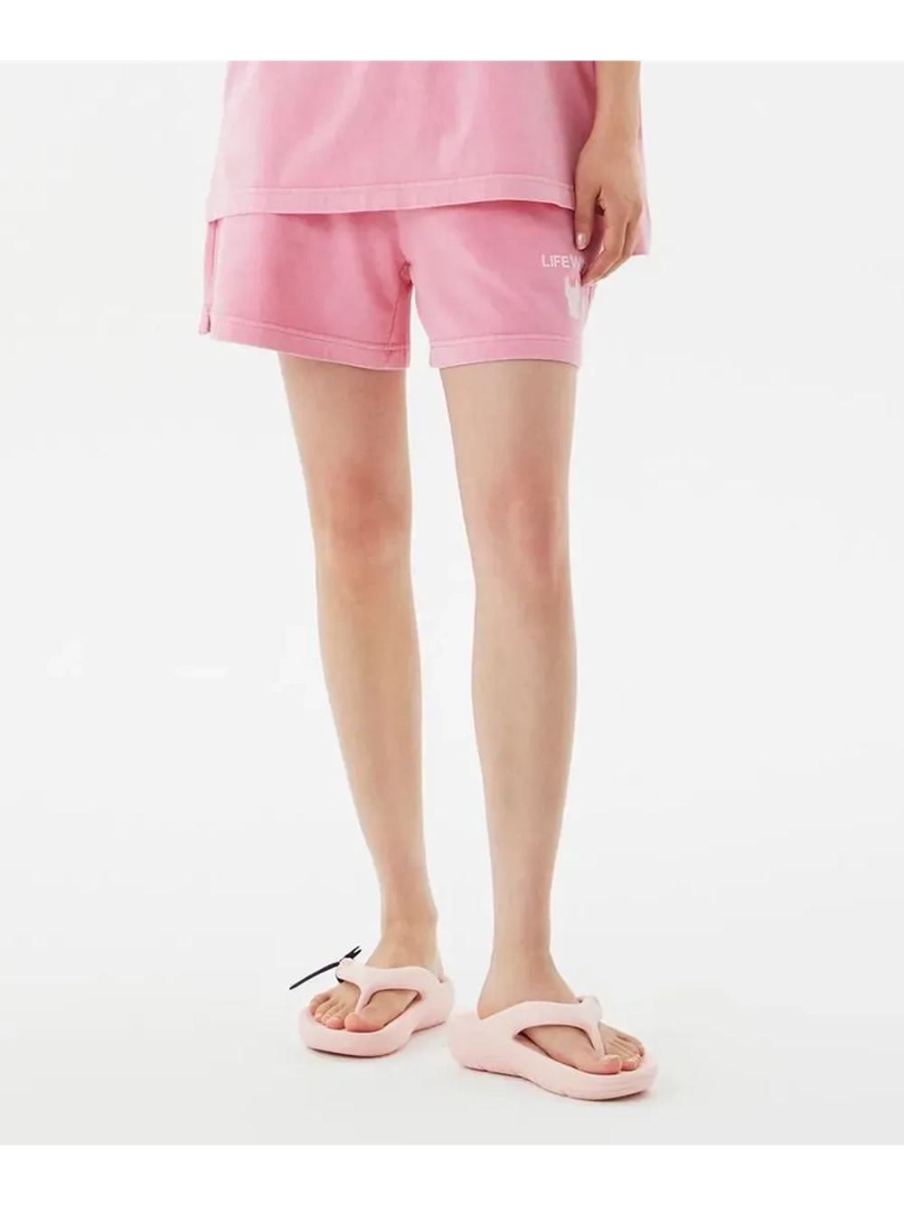 Пигментные шорты с фирменным логотипом ladok