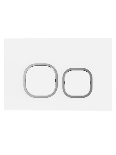 Кнопка для инсталляции белая WeltWasser  WW BAMBERG WT   10000010289