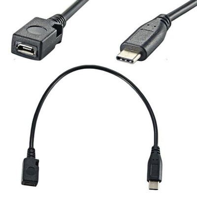 Переходник USB type С (m) штекер на штекер mini USB (m) 28sm