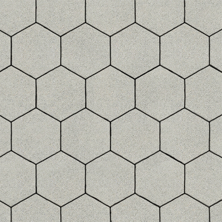 Тротуарная плитка СОТЫ - Стандарт Белый