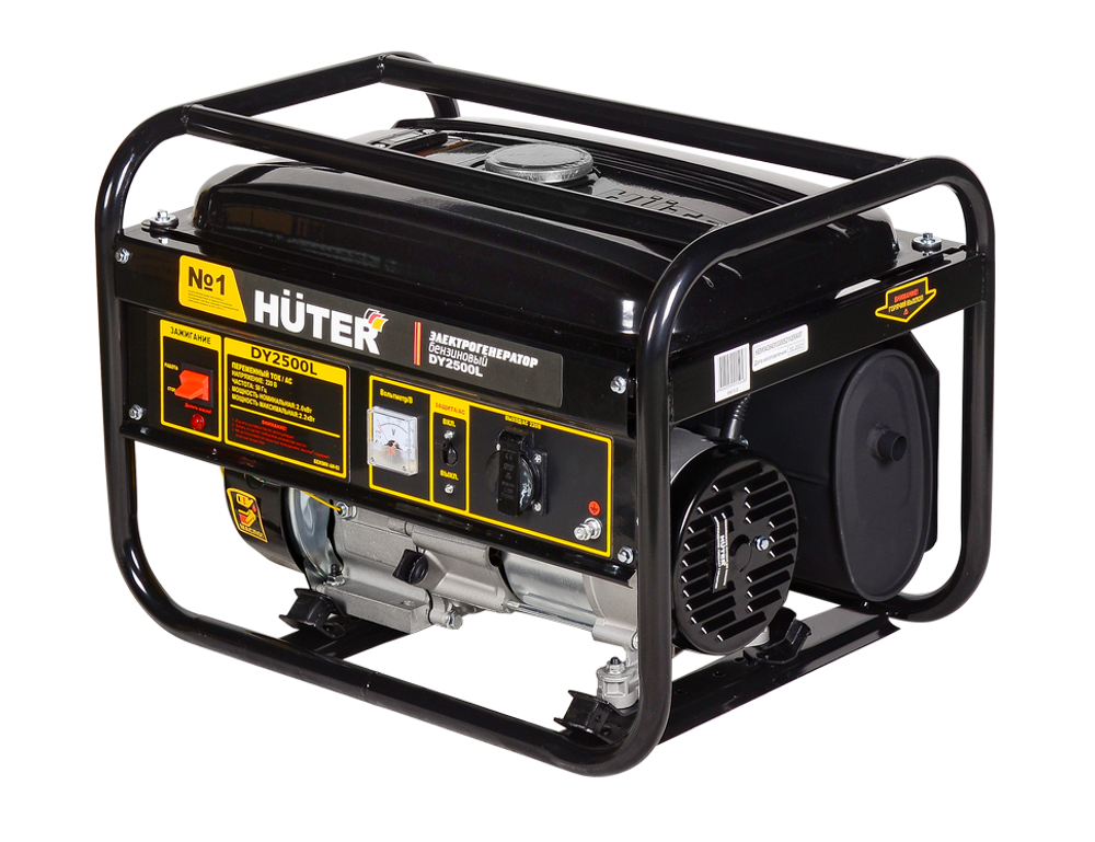 Портативный бензогенератор HUTER DY2500L - [2 кВт / 220V]