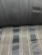 Ткань блузочная полупрозрачная черная (Италия)80% хлопок 20% шелк ш-115см цена за 1 м