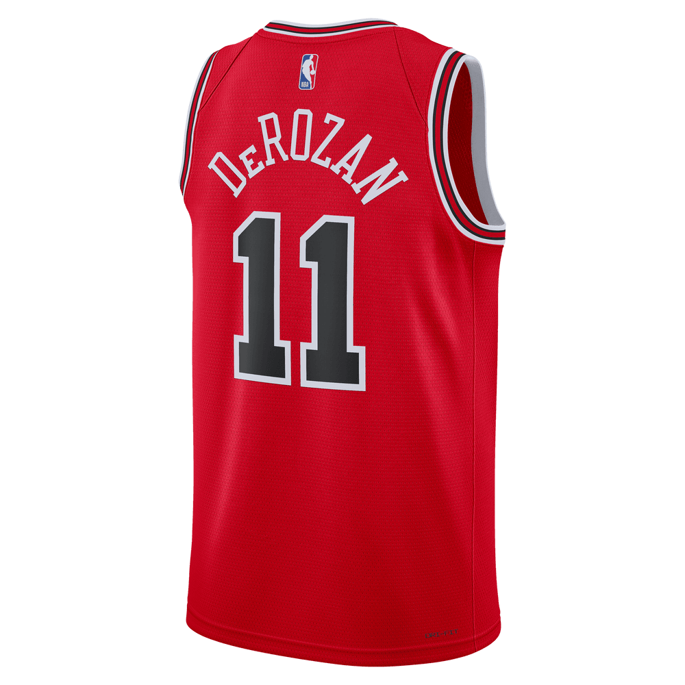 Баскетбольная джерси Chicago Bulls Icon Edition 2022/23 Nike Dri-FIT NBA Swingman Jersey - DeMar DeRozan Red