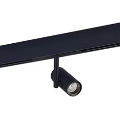 ST808.436.08 Магнитный трековый светильник Черный LED 1*8W 3000K 500Lm Ra>90 36° IP20 D42xH135 48VV СКАЙЛАЙН 48V