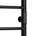 Полотенцесушитель MIXLINE MIRA  80х50 (таймер, 253 Вт, 6 перекладин) электрический ЧЕРНЫЙ