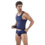 Темно-синяя мужская майка Progress Tank-Top (Размер: XL) (Цвет: темно-синий)