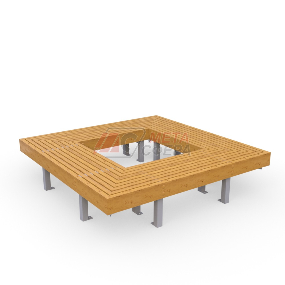 Лавка Woody Квадрат