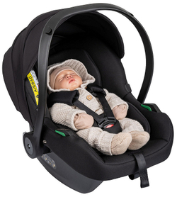 Детская коляска Indigo Mio S 3 в 1 02 черная кожа+черный