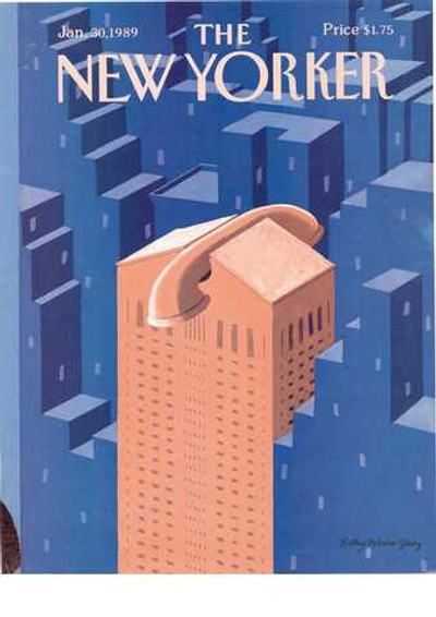 Журнал The New Yorker 30-01-1989, обложка