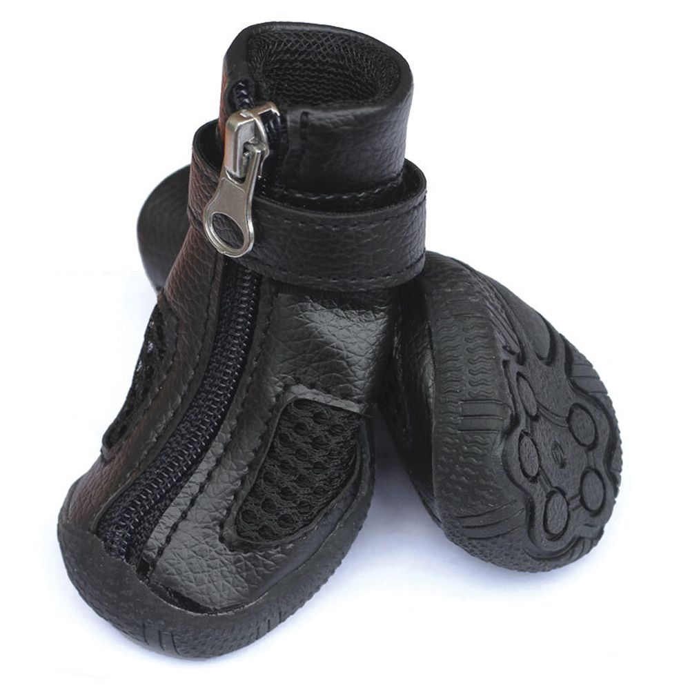 Ботинки Triol YXS216-4 для собак черные 45x50x50 мм (уп. 4шт)