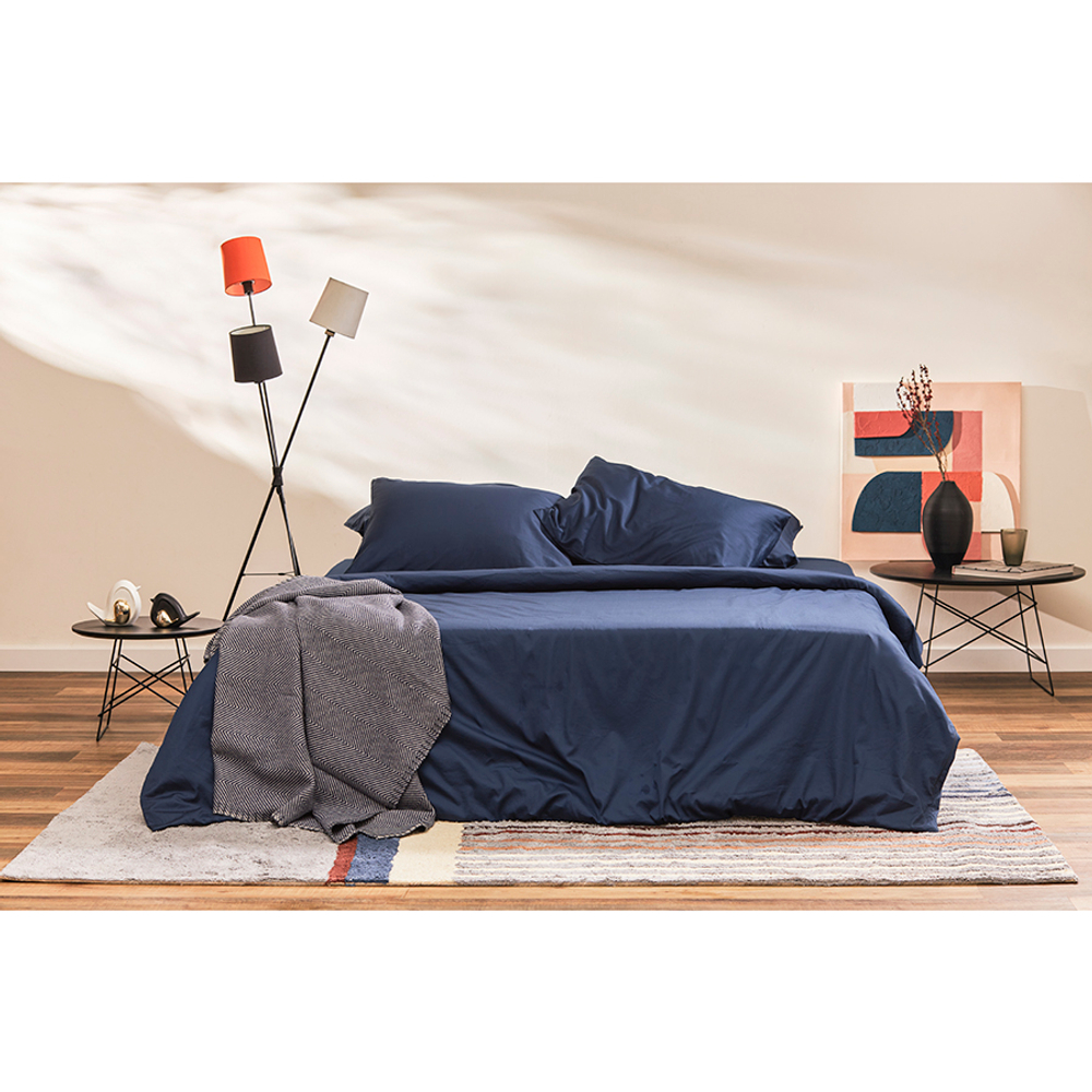 Плед из шерсти мериноса серого цвета из коллекции essential, 130х180 см