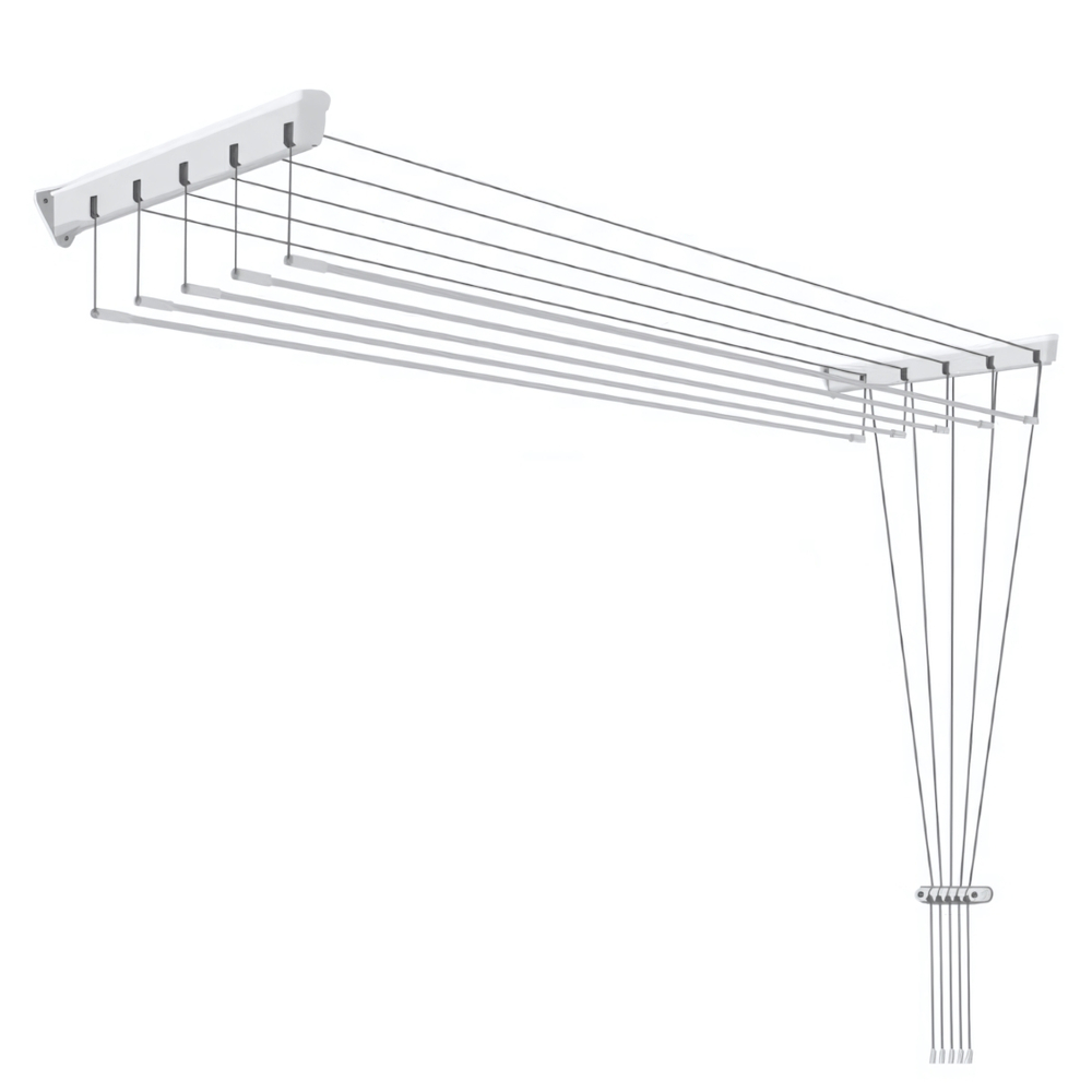 Сушилка для белья настенная (5 стержней) "Берёзка" 1.6м в пленке SNP-160