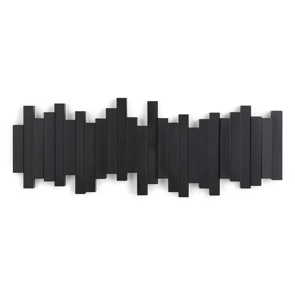 Вешалка настенная Sticks черная, Umbra