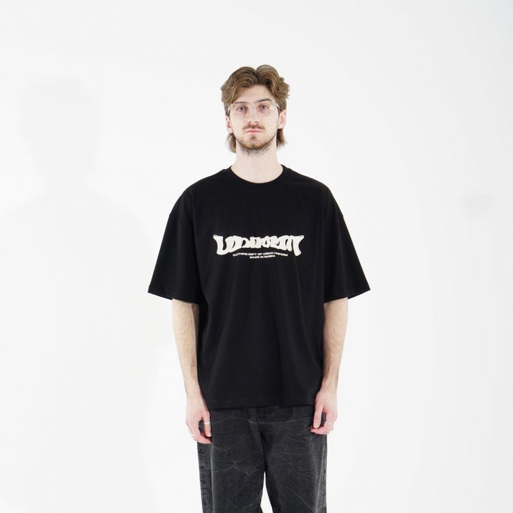 Футболка UNIFORM Heavy VNTG, черный/серый