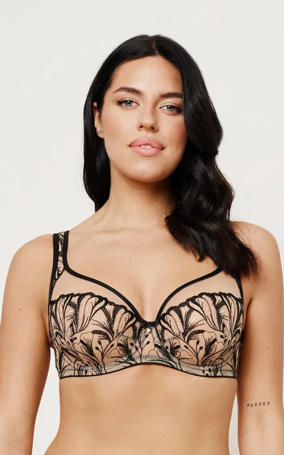 REBECCA BEIGE/BLACK Soft Full Cup Бюст