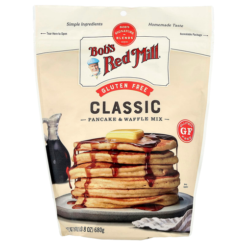 Bob's Red Mill, классическая смесь для выпекания блинов и вафель, 680 г (24 унции)