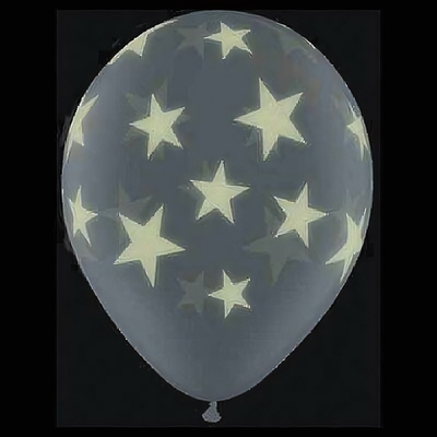 Шар 11 Звезды светящиеся (25 шт)