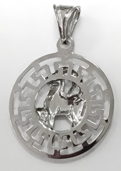 Ювелирная подвеска из серебра"Козерог"