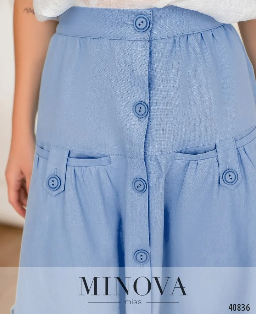 Юбка 2017-голубой Minova