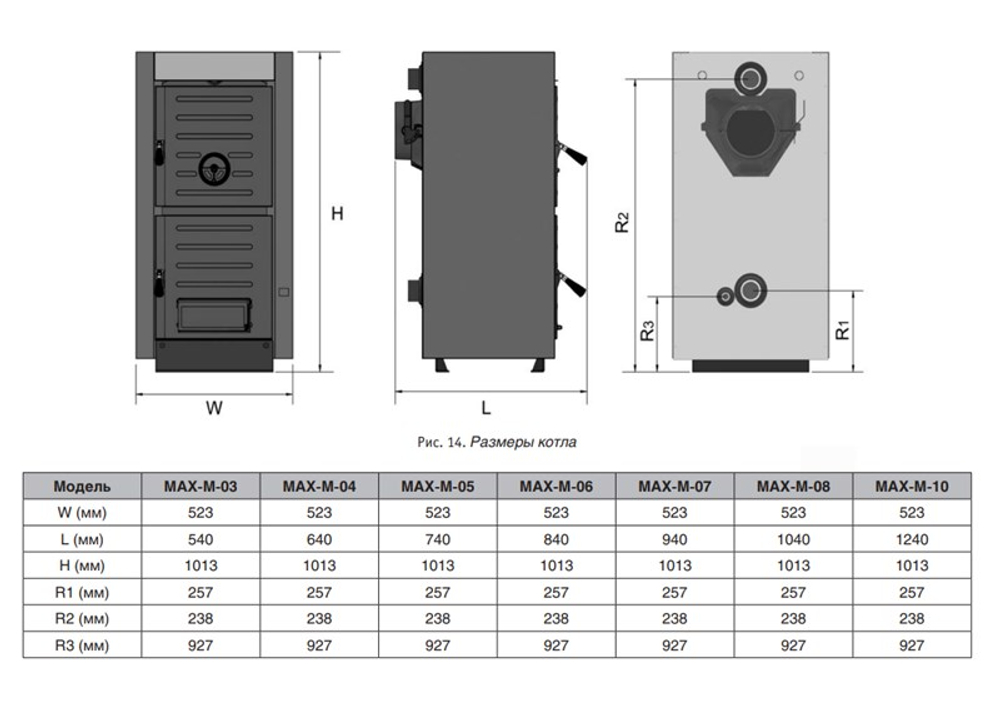 Чугунный котел Kentatsu MAX-M-04