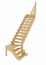 Лестница на второй этаж К-031м/1 Правая