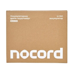 Аккумуляторная дрель-шуруповерт Nocord, 20В, 1х2.0 А ч Li-Ion, в коробке + 2 биты, NСD-20.1.20.В