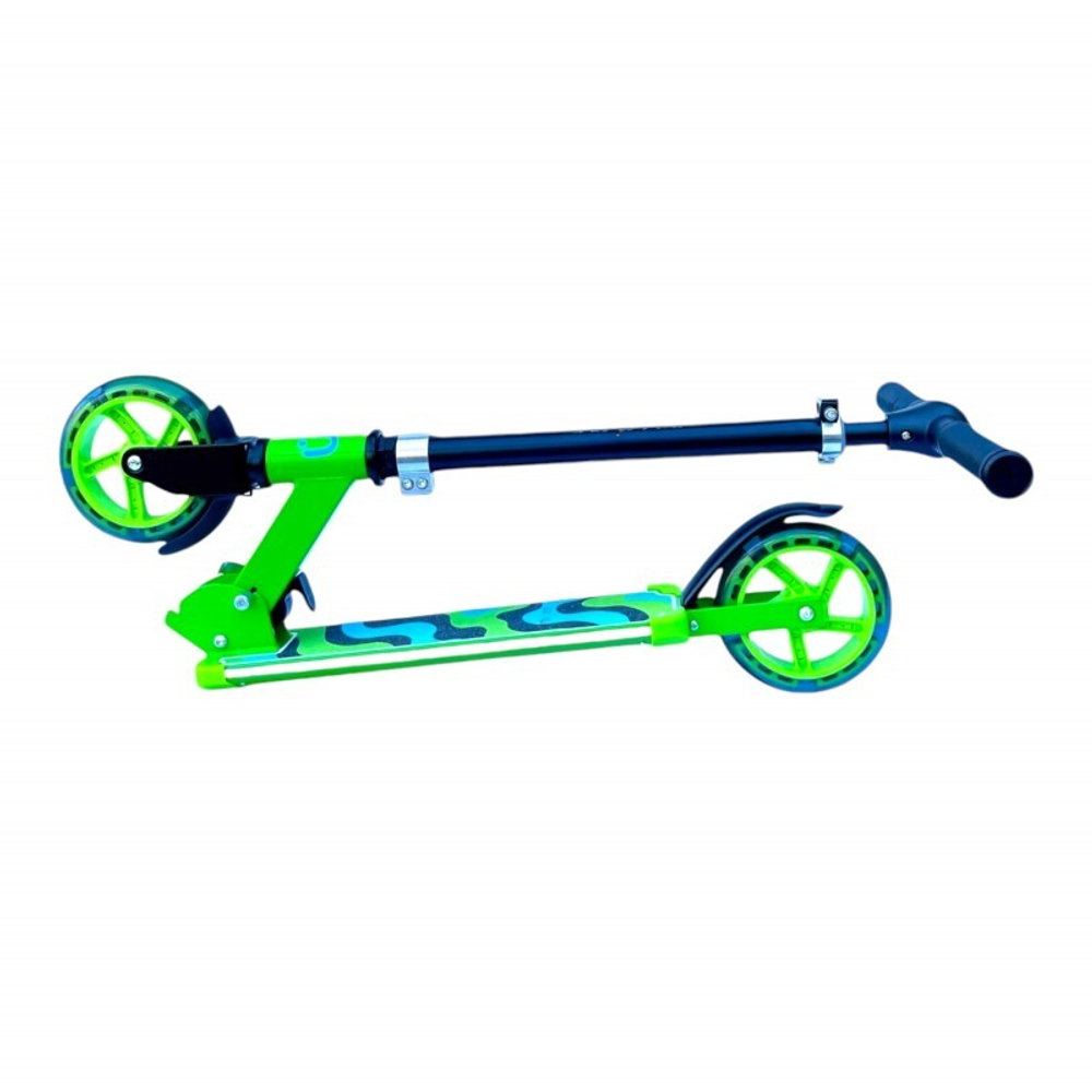 Самокат Flash Neon HT-1080 green (Зеленый)