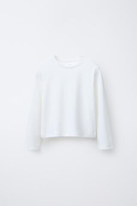ZARA КОМБИНИРОВАННАЯ ФУТБОЛКА С ЖИЛЕТОМ И ЗАКЛЕПКАМИ, ЭКРЮ
