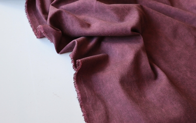 БОРДО - Хлопок твил ВАРЕНКА с ВЕЛЮР-ЭФФЕКТОМ (1362 Евгения)