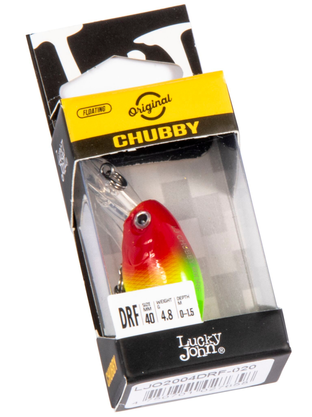 Воблер Lucky John CHUBBY 4DRF, цвет 020