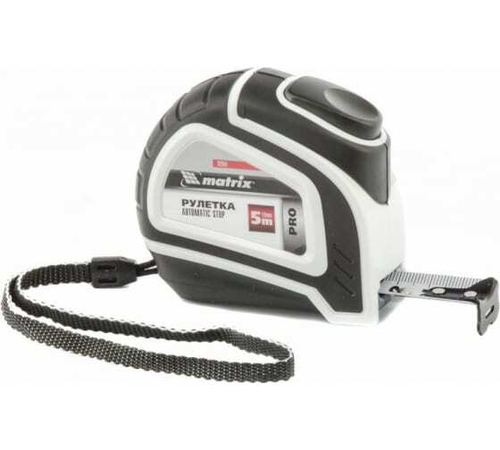 РУЛЕТКА MATRIX AUTOMATIC STOP 5МХ19ММ 32551