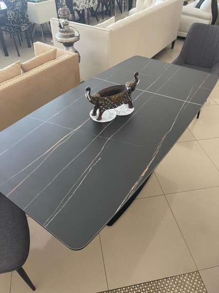 Стол Laurel 180х90 см черная керамика