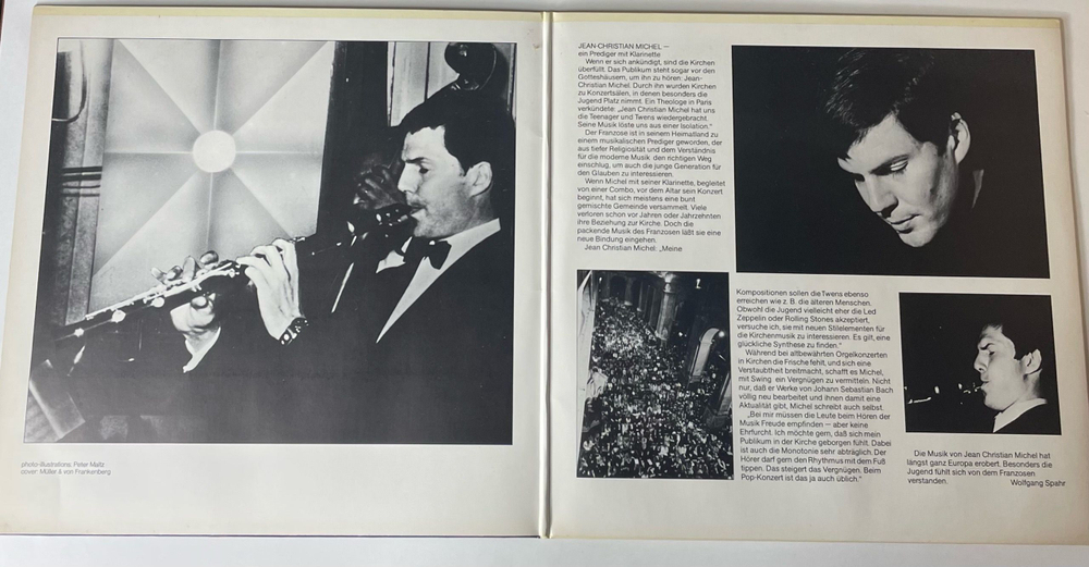 Винтажная виниловая пластинка LP Jean Christian Michel, Star Edition (Германия 1978)