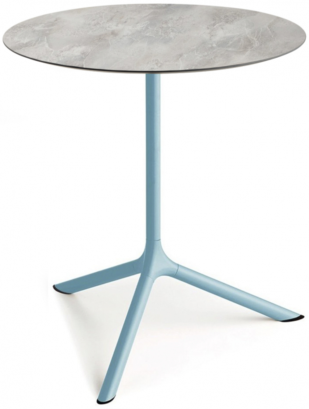 Стол ламинированный обеденный Scab Design Tripe Maxi, голубой, каменный