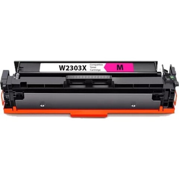 Картридж для HP Color LJ Pro 4203/4303 W2303X (230X) пурпурный (5,5K) Без Чипа! UNITON Premium