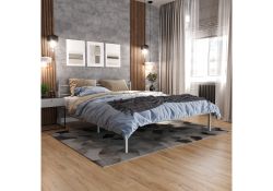 Двуспальная кровать Фади 160х200 серая