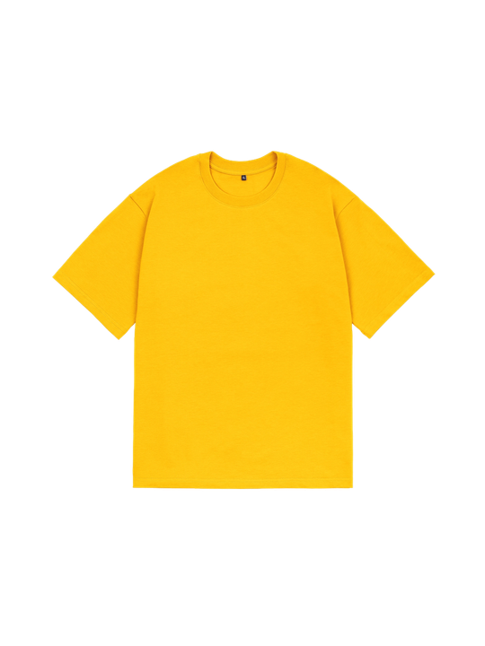 Футболка оверсайз (желтый) 190 г