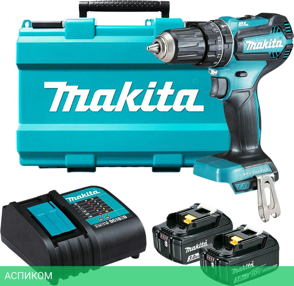 Дрель-шуруповерт Makita DHP485SYE