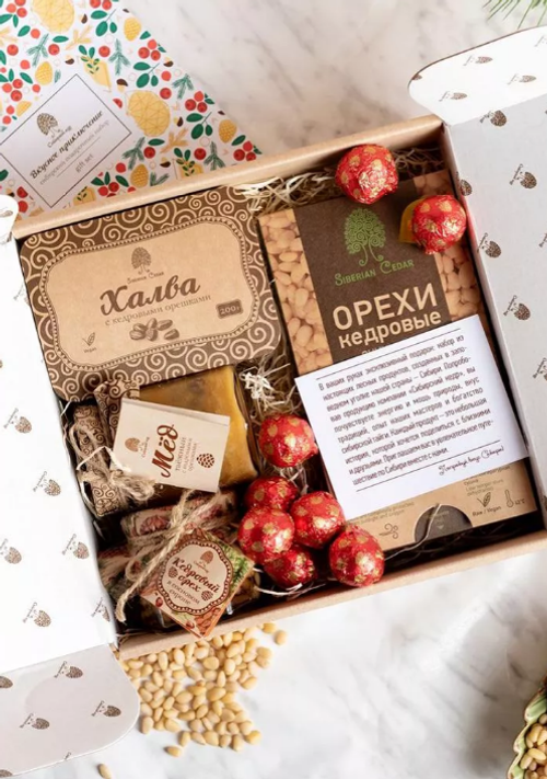 Подарочный набор «Богатство Сибири» / 730 г / Сибирский кедр