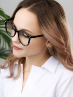 Очки для компьютера имиджевые защитные прозрачные нулевки