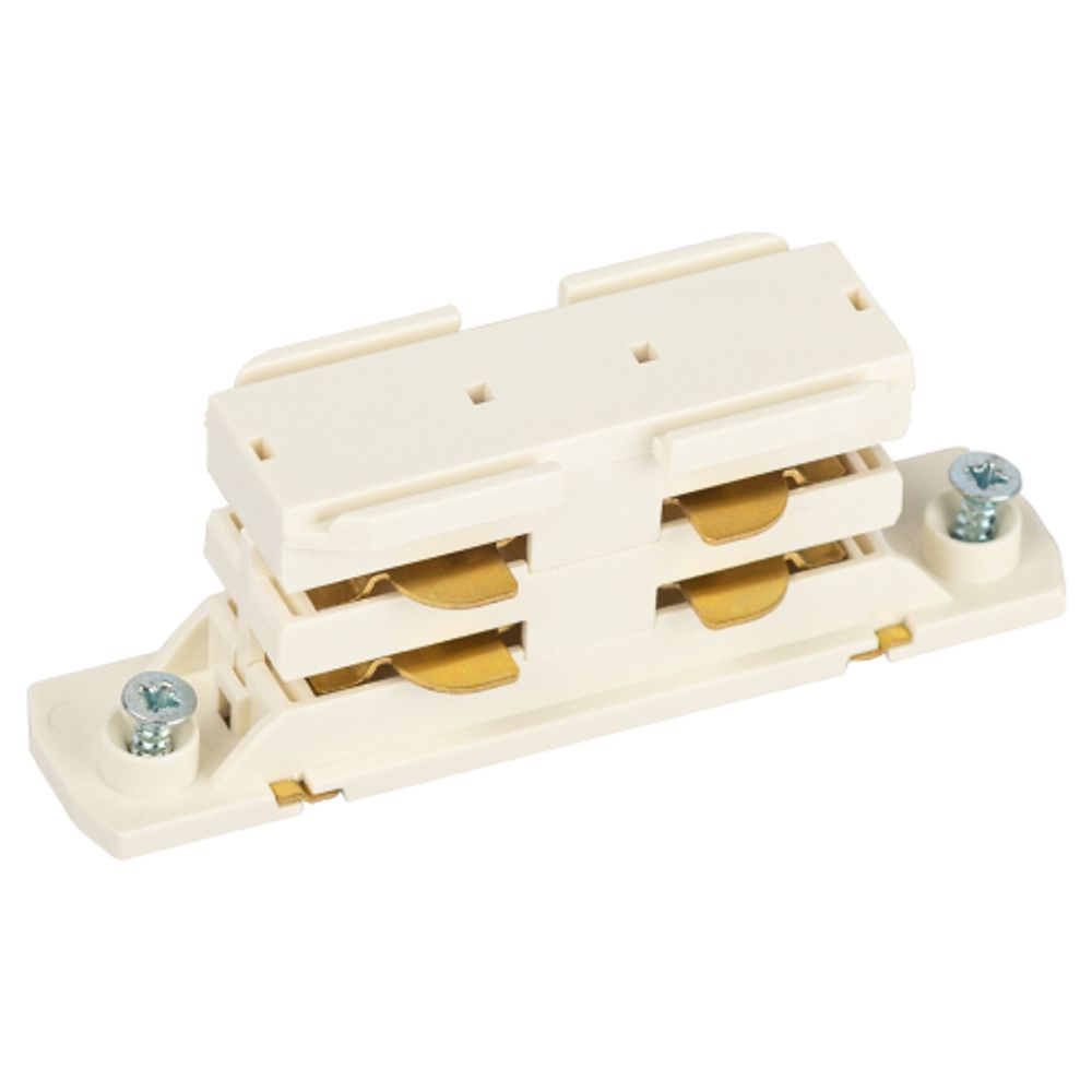 Коннектор для трехфазного шинопровода ЭРА STR-30-W-CN-I типа I прямой внутренний белый | Трехфазный шинопровод и аксессуары