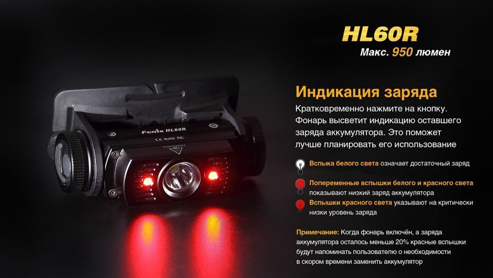 Налобный фонарь Fenix HL60R (Desert Yellow)