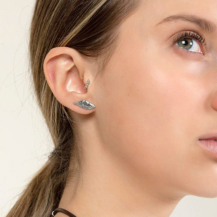 Серьги Ciclon PLUMA SILVER A232606 S
